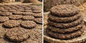 Cow Dung Cake