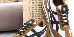 Mens Lightweight Brown Sneaker Shoes