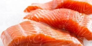 frozen orange portion salmon fillet