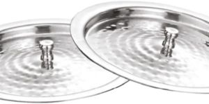 Handi Lid with Knob - Flat - Single Wall Hammer No. 2