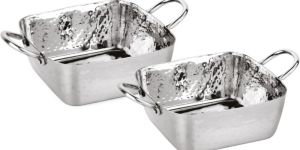 SS Handle Single Wall Hammer 400 Ml Square Deep Pan