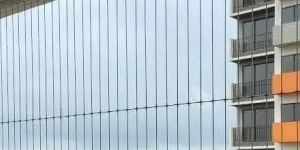 Invisible Balcony Grills Installation