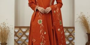 Ladies Cotton Anarkali Suit Set