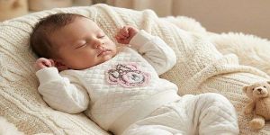 Soft Cotton Newborn Baby Winter Dress Set