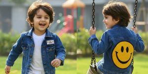 Stylish Blue Boy Kids Denim Jacket