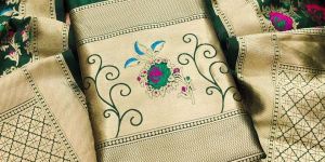 Lichi Banarasi Dress Material