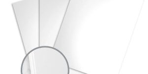 glossy finish pe poly coated paper