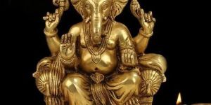 Brass Ganesha Statue
