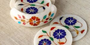Marble Coaster Set
