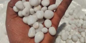 White Polished Pebble