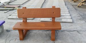 3 Seater Concrete Garden Bench