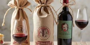 Eco Friendly Jute Wine Bags