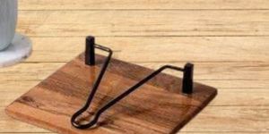 wooden napkin wood holder