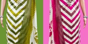 Ladies Pure Cambric Cotton Unstitched Suit