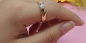 Gold-Tone Open Band Ring