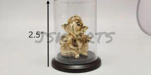 Gold Plated Ganpati Idol