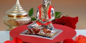 Gold Plated Hanuman Statue