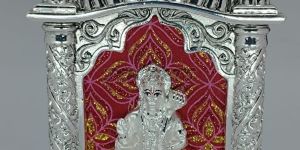 Silver Plated Lord Hanuman Photo Frame