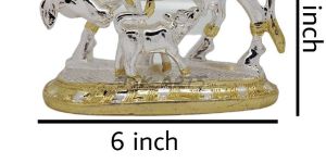 Vastu Kamdhenu Cow with Calf Idol