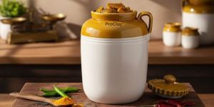 Handmade Ceramic Pickle Jar