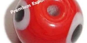 Evil Eye Round Glass Beads