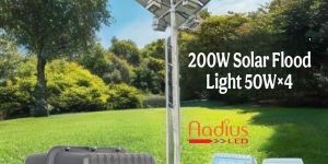 200W High Mast Solar LED Flood Light