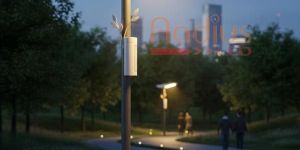 45W Modern Landscape Solar LED Street Light