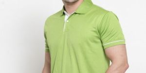 Mens Apple Green with White Tip Scott Dry Fit Polo T-Shirt