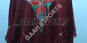 Ladies Embroidered Poncho