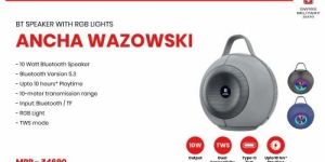 Ancha Wazowski Compact RGB Bluetooth Speaker with Tws