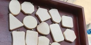 Revolving Wooden Keychain