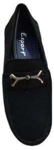 Mens Black Velvet Loafer Shoes