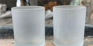glass 200ml frosted jar
