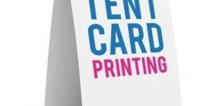 Tent Card Printing Services