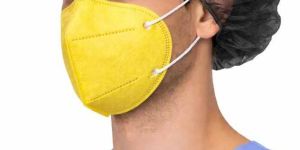 Yellow Disposable Dust Mask
