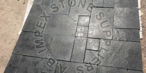 Half Honed Black Limestone