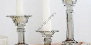 Fancy Glass Candle Stand