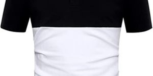 Mens Casual Golf Polo Collar T-shirt