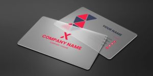 Transparent Visiting Card