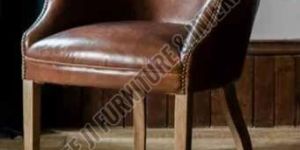 Single Leather Eye Lounge Chair