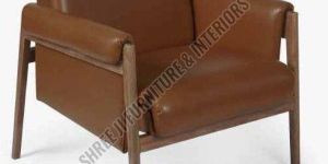 Single Seater Leather Eye Lounge Chair