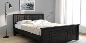 Solid Block Style Elements King Size Bed