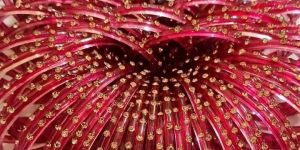 Maroon Zircon Bangles