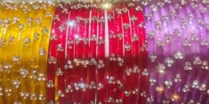 Shiny Zircon Bangles