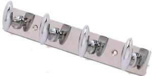 Stainless Steel Capsule 4 Pin Wall Mounted Cloth Hanger