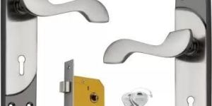 Steel Mortice Door Lock Handle Set with Brass Lock Body