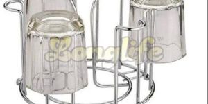 Stainless Steel Glass Stand