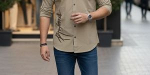 Men Classic Slim Fit Formal Shirt