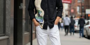 Men Slim Fit Smart Casual Shirt