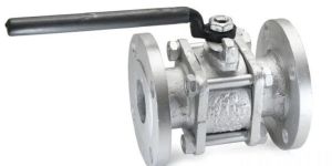 three pc sant cast steel ball valve